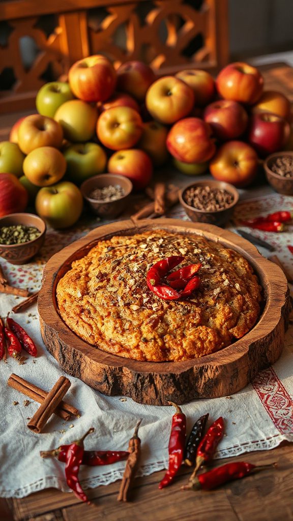 mitmita spiced apple dessert delight