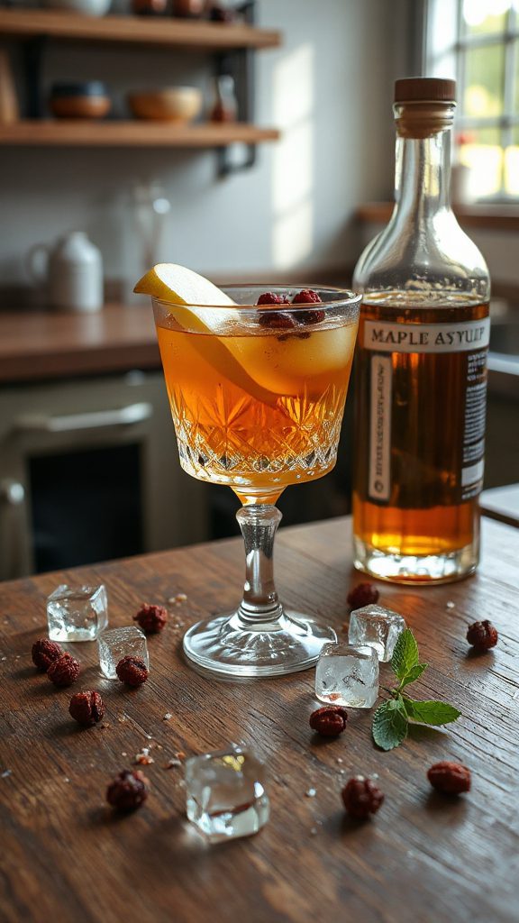 mix refreshing pear cocktail