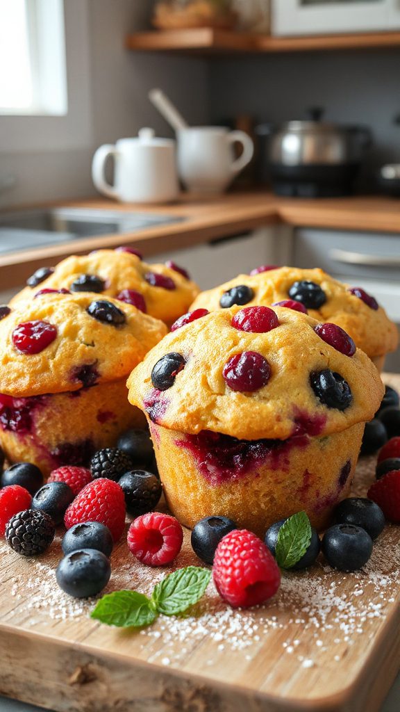 mixed berry muffins recipe mixed berry muffins recipe
