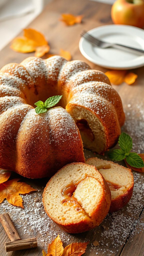 moist apple bundt cake