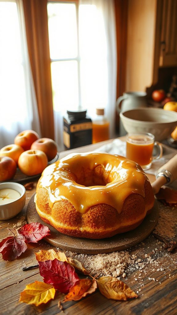 moist apple cider donut cake