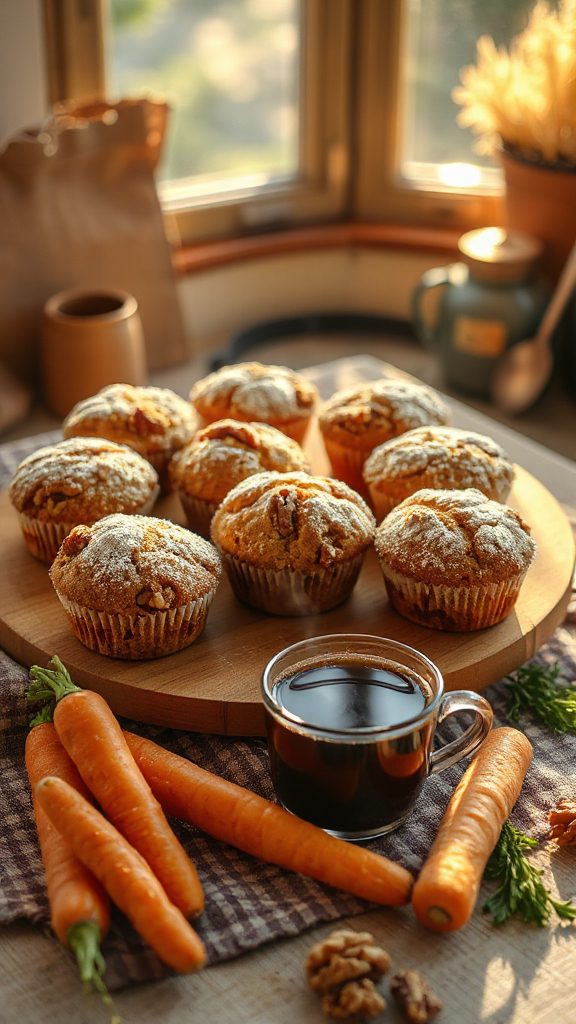 moist carrot walnut muffins moist carrot walnut muffins