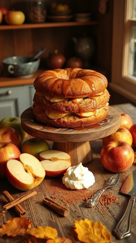 moist cinnamon apple dessert