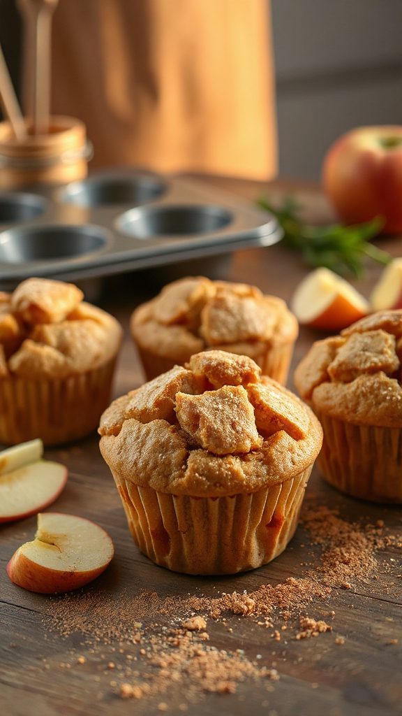 moist gluten free apple muffins
