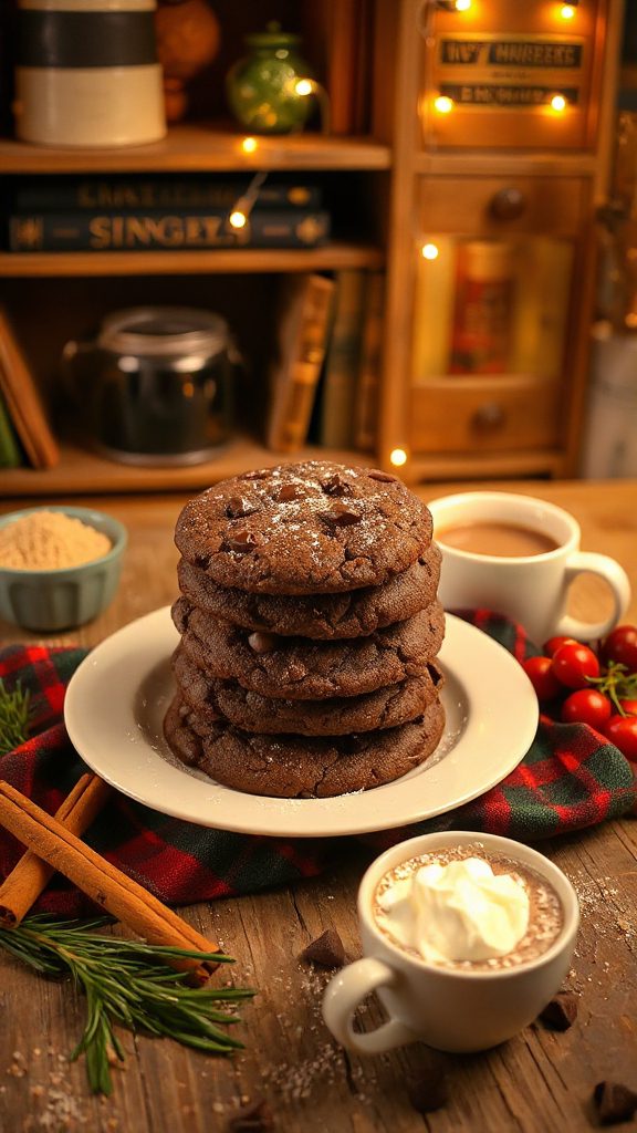 molasses chocolate chip cookies