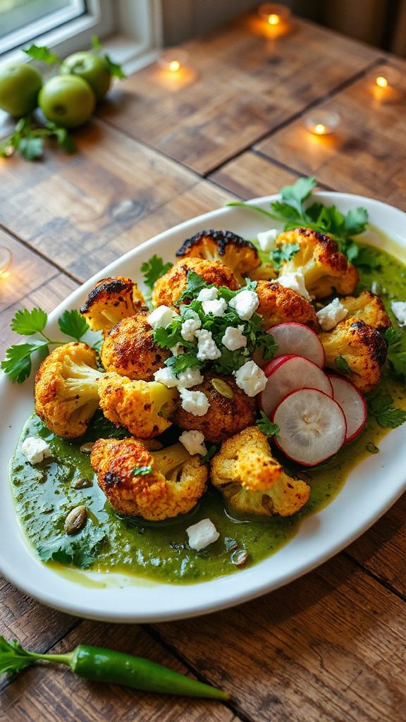 mole verde cauliflower side dish mole verde cauliflower side dish