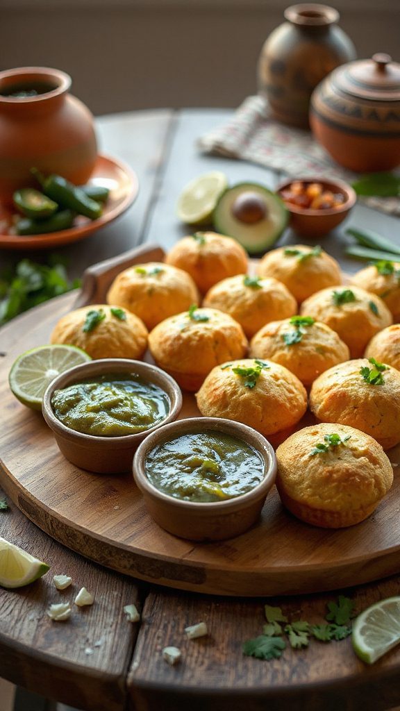 mole verde cornbread muffins mole verde cornbread muffins