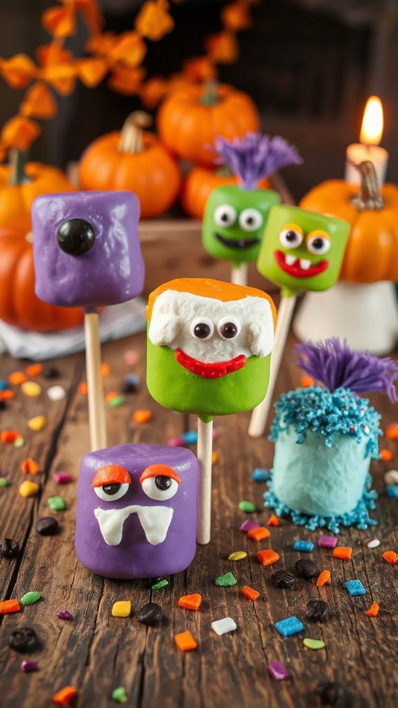 monster marshmallow pops recipe
