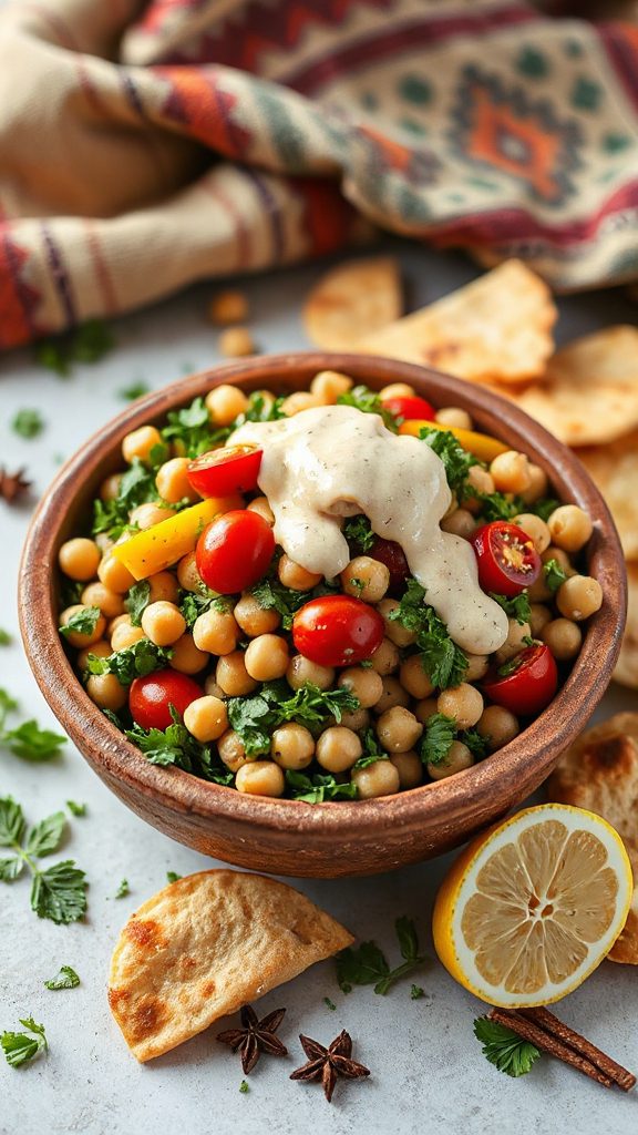 moroccan chickpea salad recipe