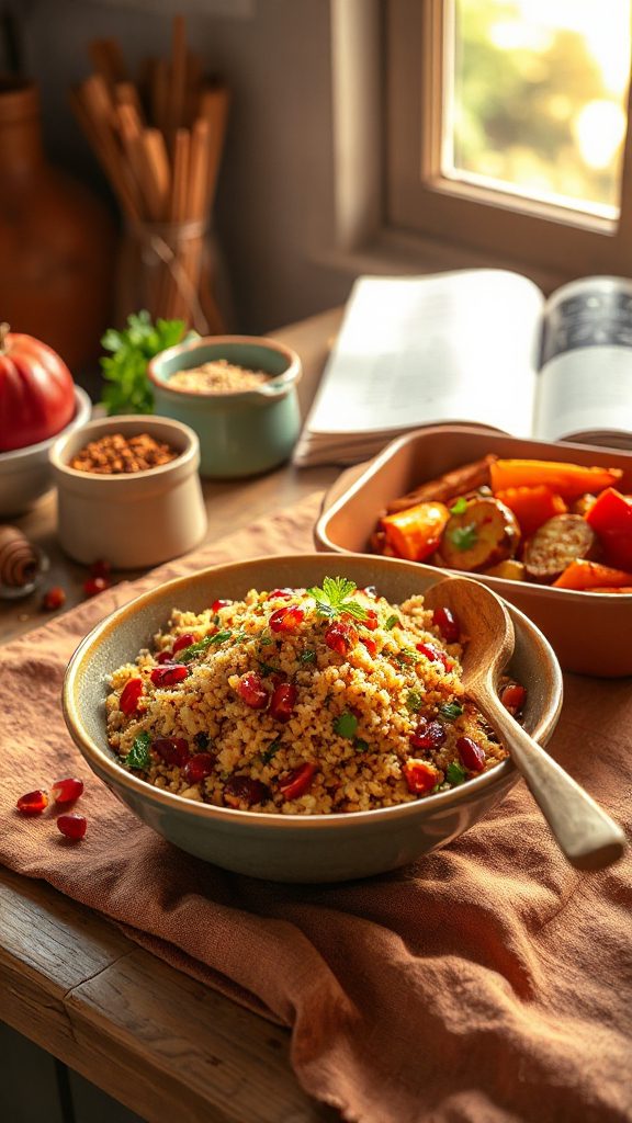 moroccan herbed quinoa pilaf moroccan herbed quinoa pilaf