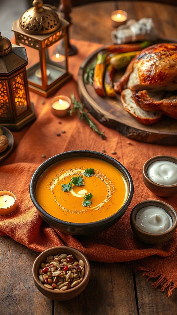 moroccan spiced butternut squash soup