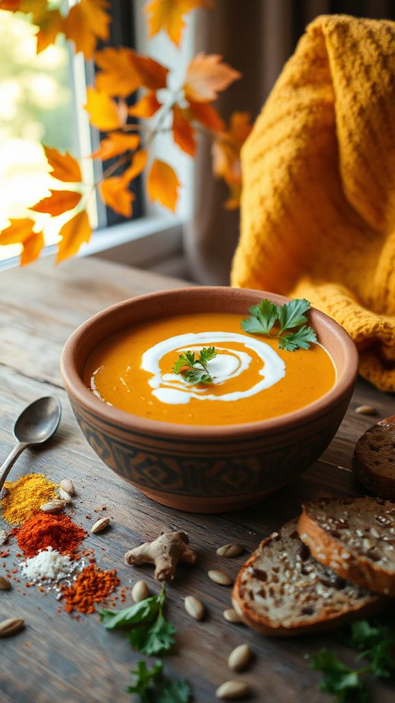 moroccan spiced carrot soup moroccan spiced carrot soup