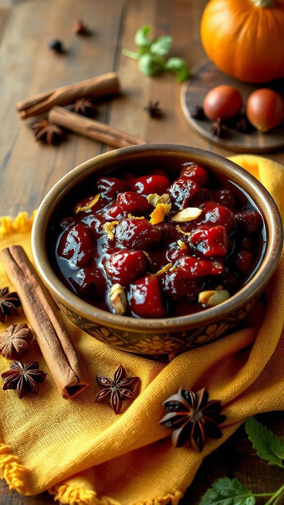moroccan spiced cranberry sauce recipe
