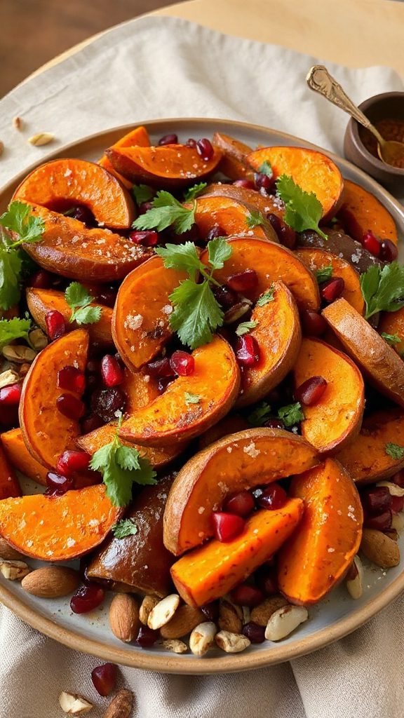 moroccan spiced sweet potatoes