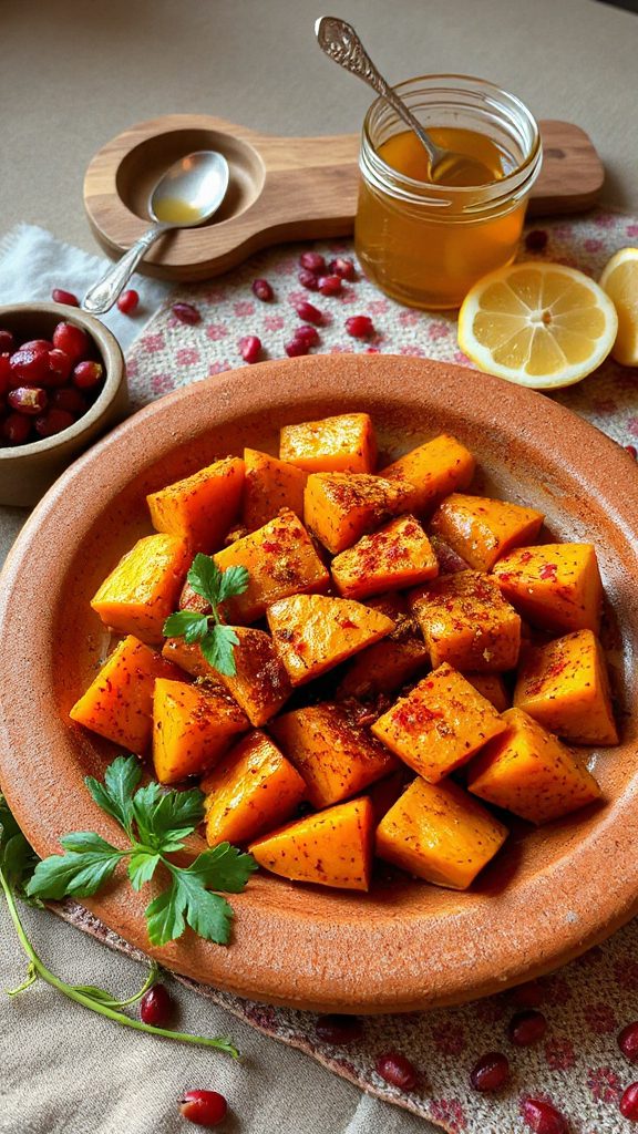 moroccan spiced sweet potatoes recipe
