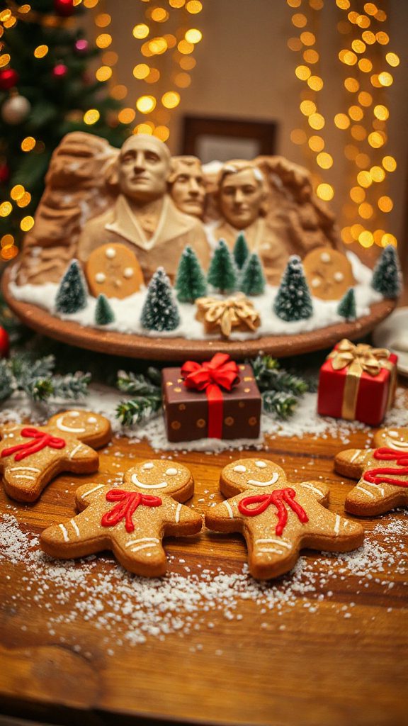 mount rushmore themed gingerbread cookies mount rushmore themed gingerbread cookies