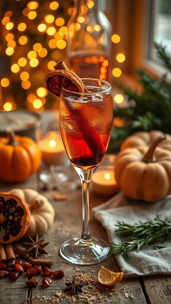 mulled wine holiday cocktail