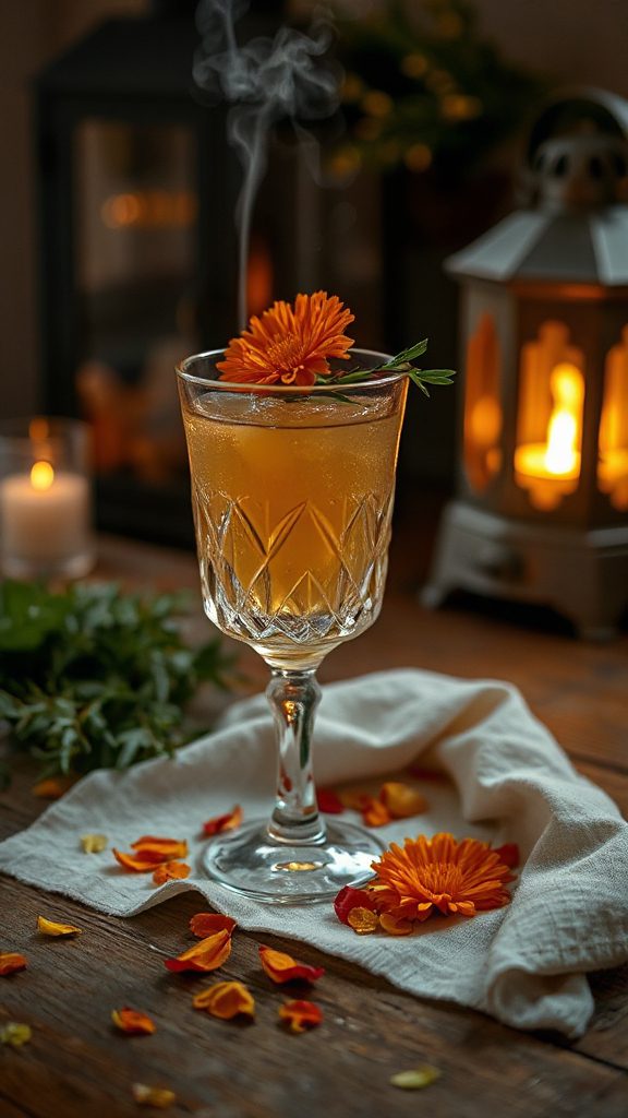 mulled wine with calendula mulled wine with calendula