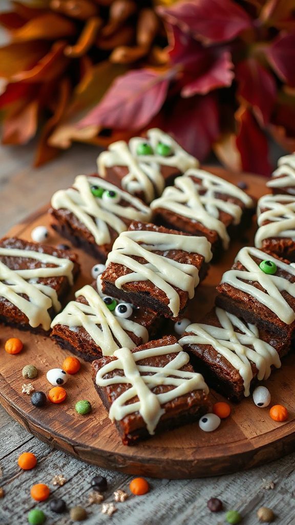 mummy mini brownies recipe