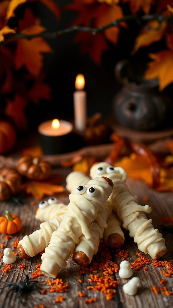 mummy pretzel rods recipe mummy pretzel rods recipe