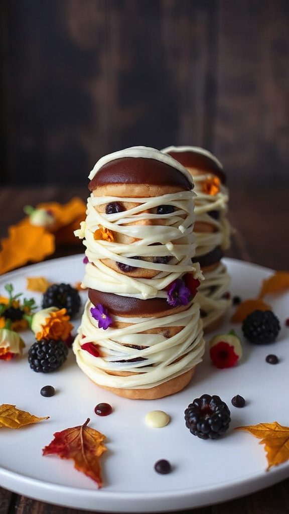 mummy themed festive pastries mummy themed festive pastries