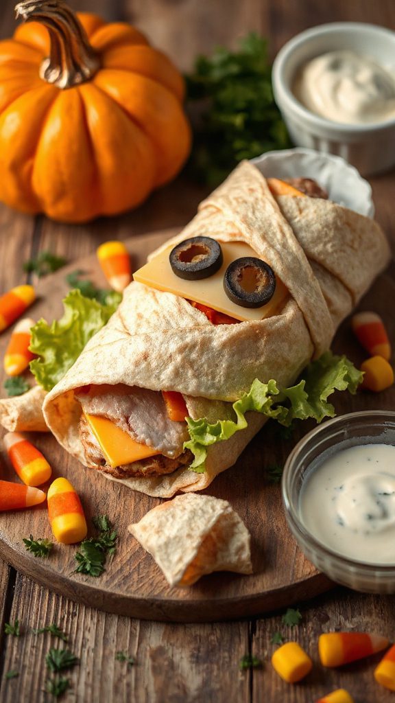 mummy themed meat and cheese mummy themed meat and cheese