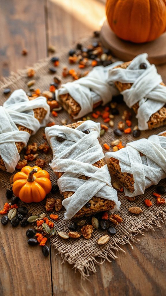 mummy wrapped halloween granola bars mummy wrapped halloween granola bars