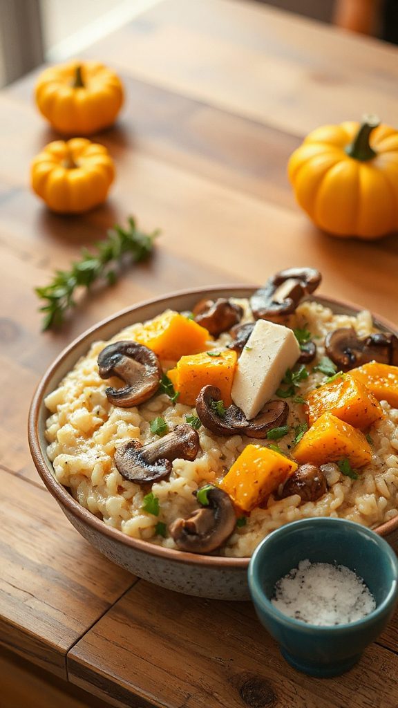 mushroom butternut squash risotto mushroom butternut squash risotto