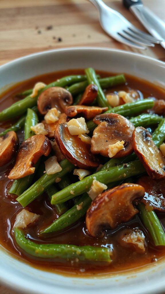 mushroom shallot creamy sauce