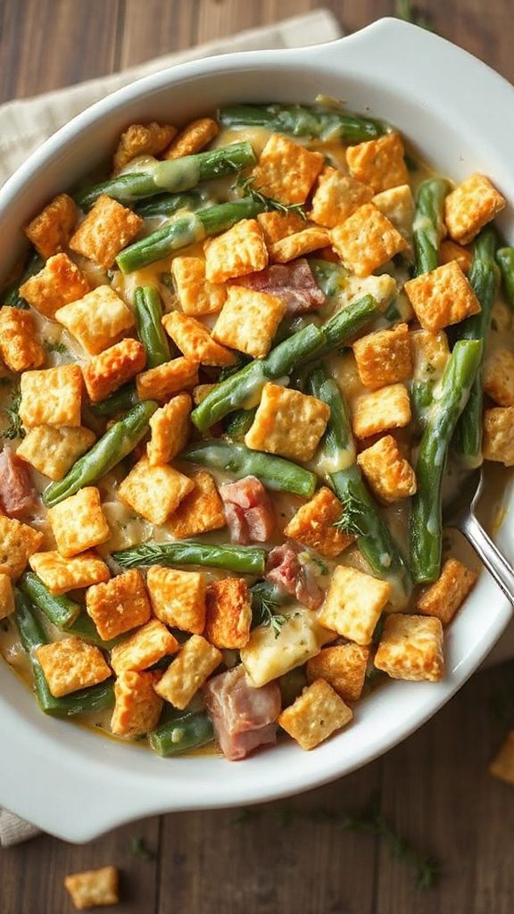 mushroom thyme green bean casserole mushroom thyme green bean casserole