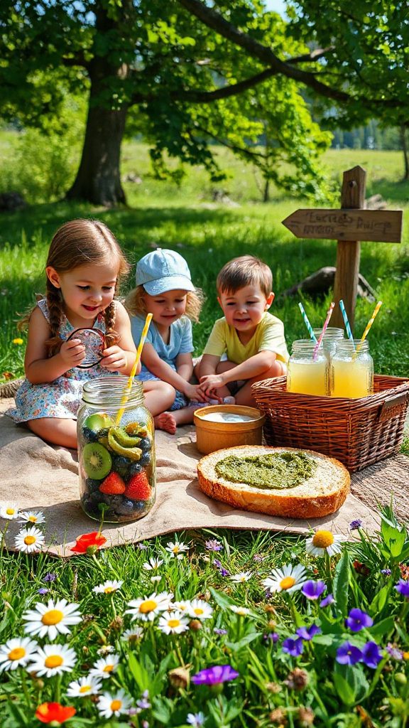 nature lunch scavenger hunt