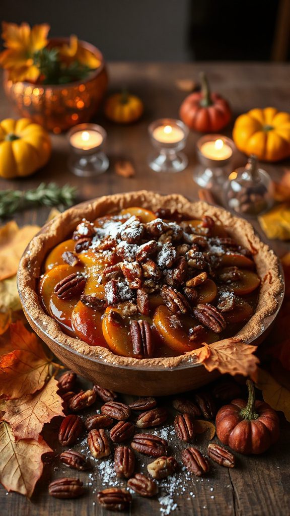 no bake apple pecan pie