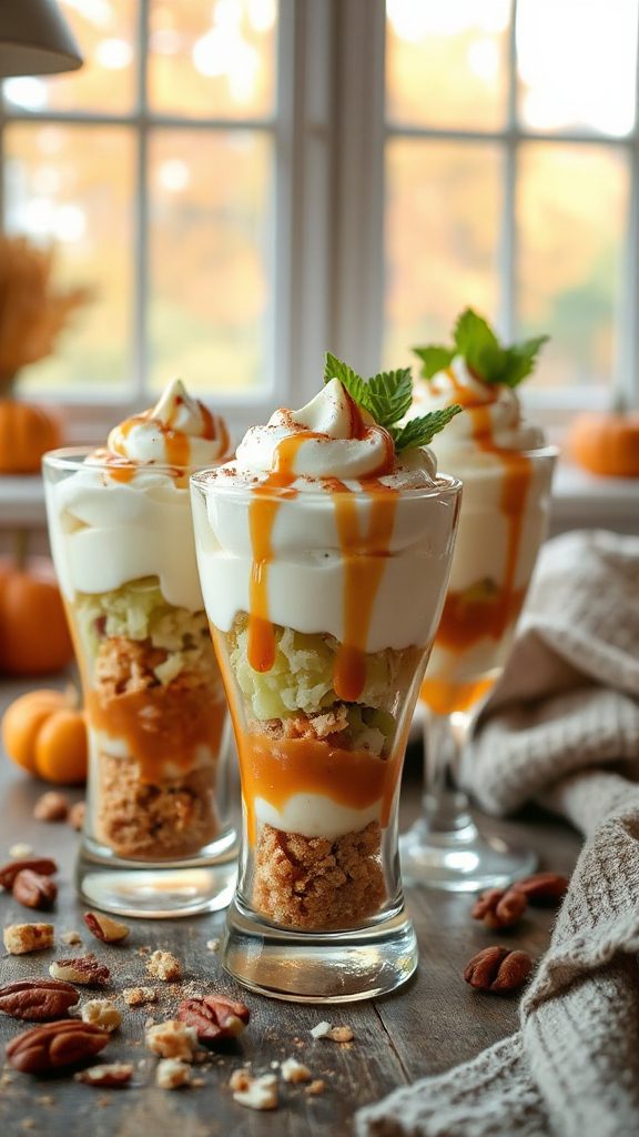 no bake caramel apple parfaits no bake caramel apple parfaits
