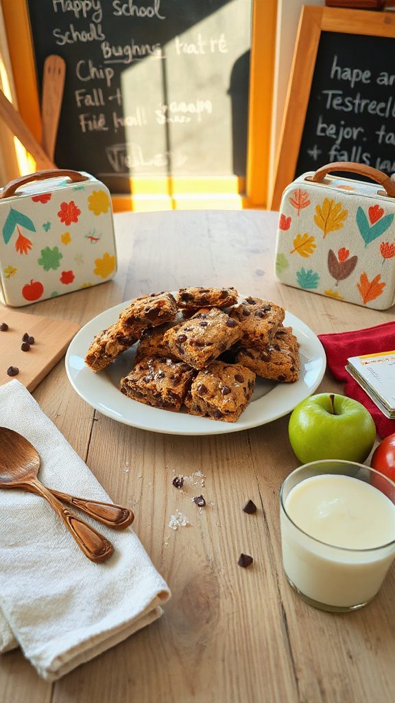 no bake chocolate chip bars