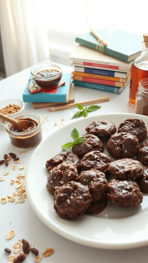 no bake chocolate oat cookies