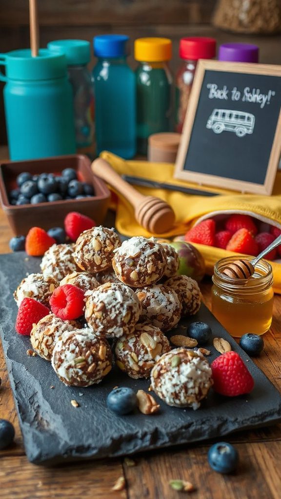 no bake energy snack bites