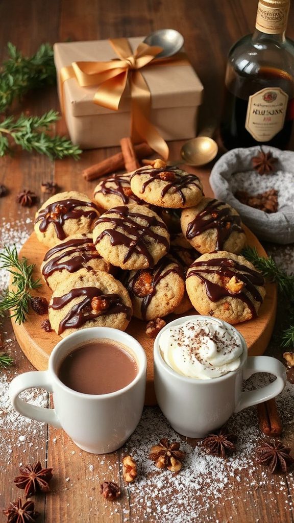 no bake rum raisin cookies