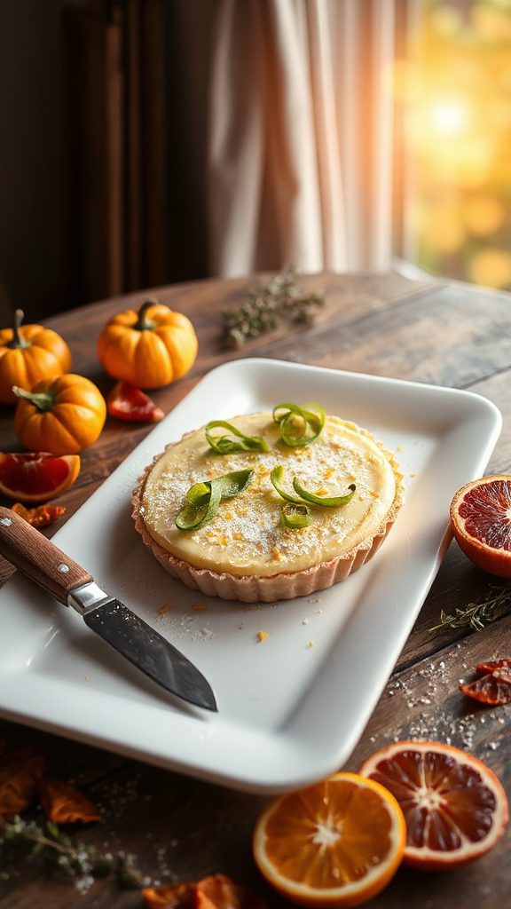 no bake tropical lime tart