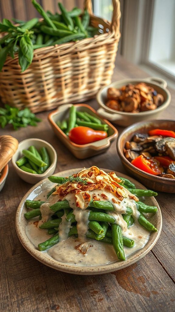 nostalgic healthy green bean casserole nostalgic healthy green bean casserole