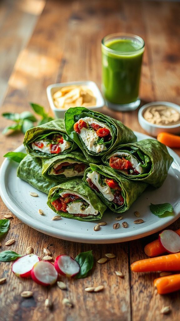 nourishing spinach goat cheese wrap nourishing spinach goat cheese wrap