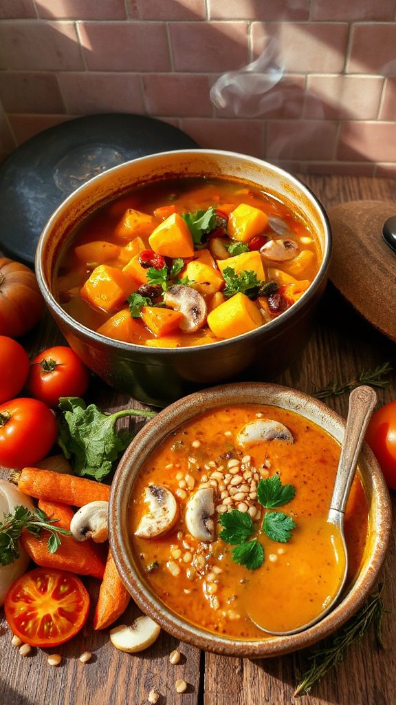 nourishing vegetable barley soup nourishing vegetable barley soup