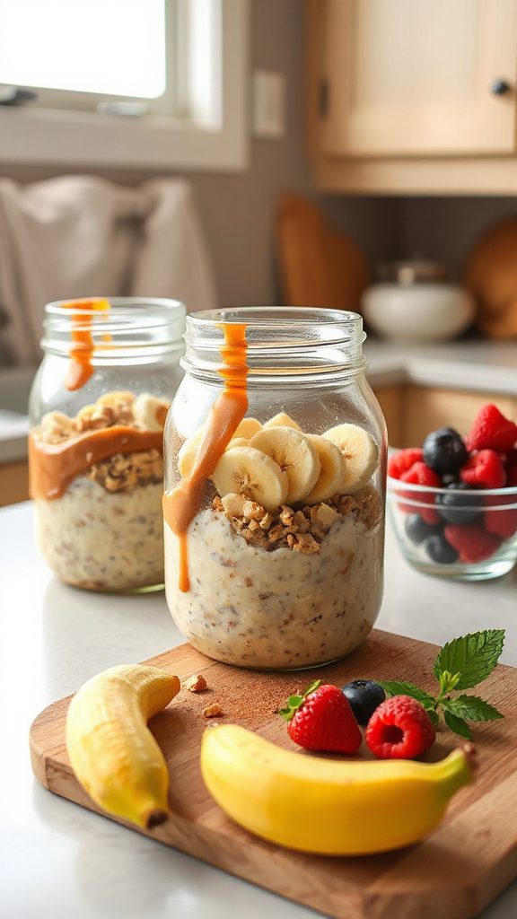 nut butter banana oatmeal