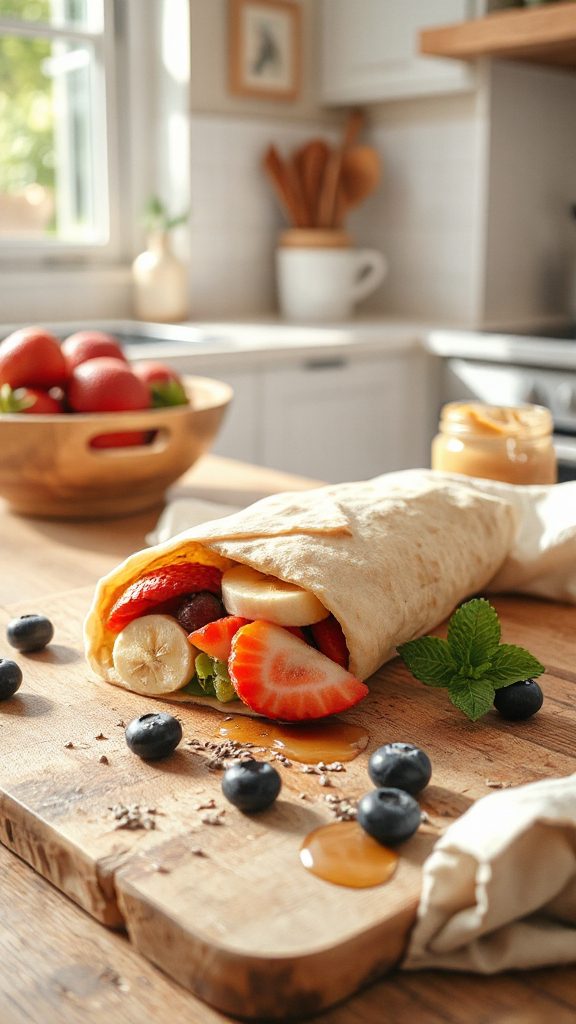 nut butter fruit wraps nut butter fruit wraps