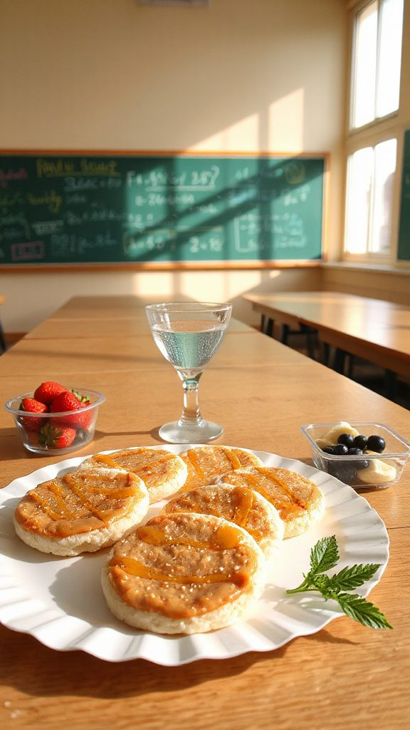 nut butter rice cake snack