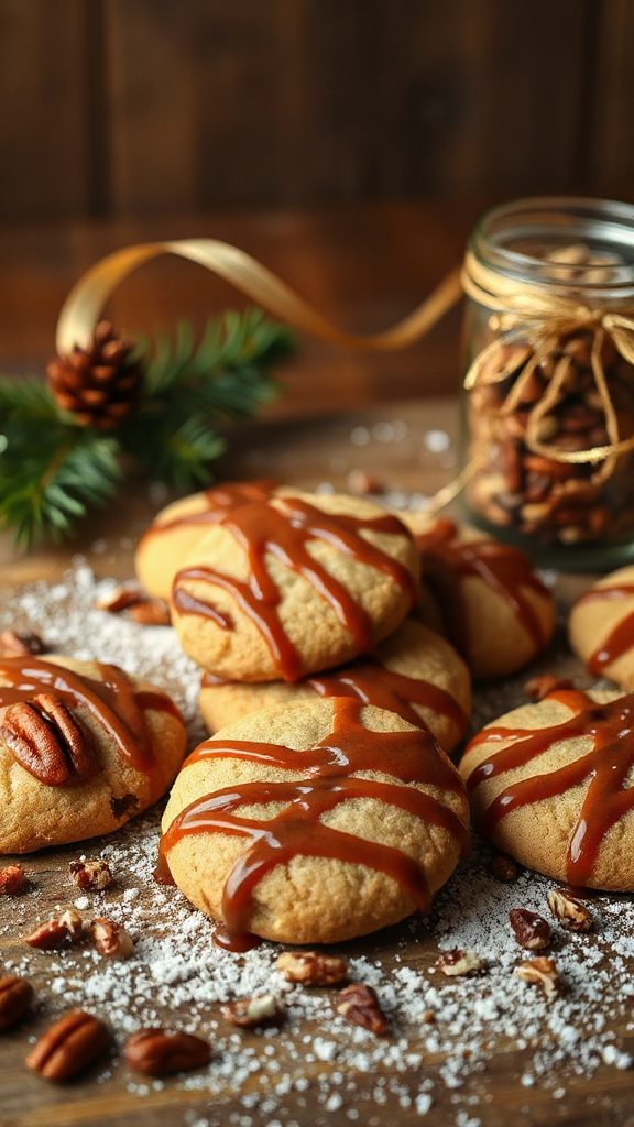 nut free chocolate caramel cookies