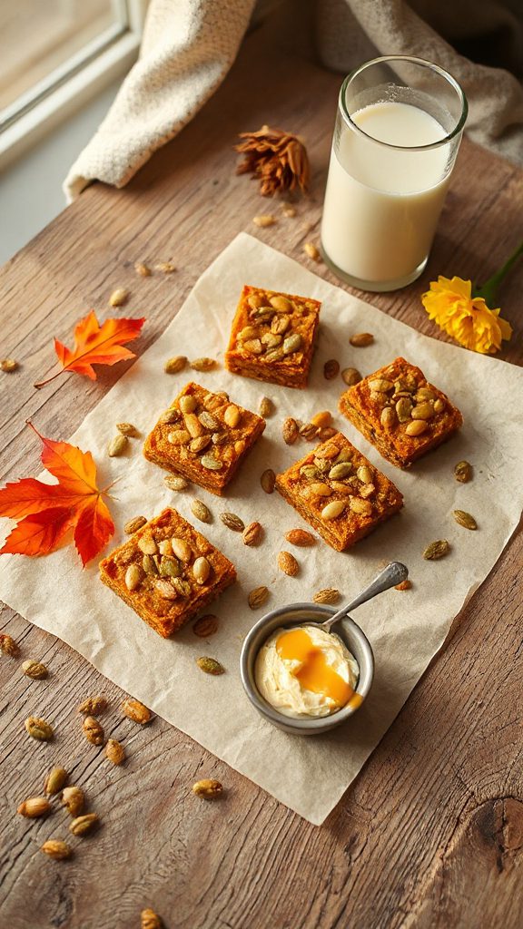 nut free pumpkin seed bars