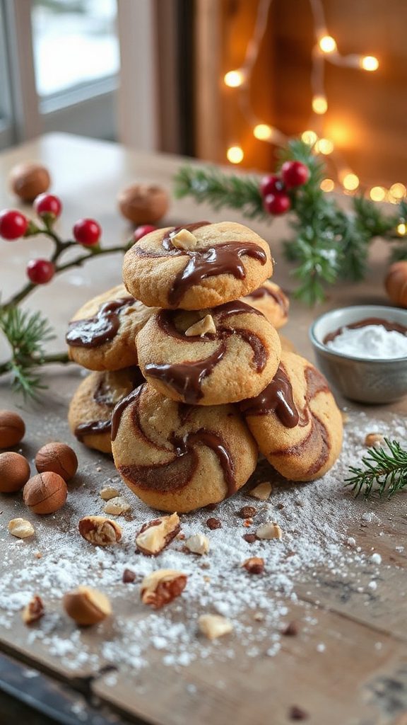 nutella hazelnut cookie bites