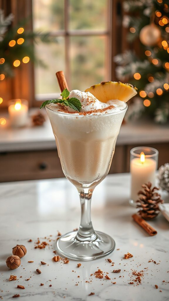 nutmeg infused frozen colada