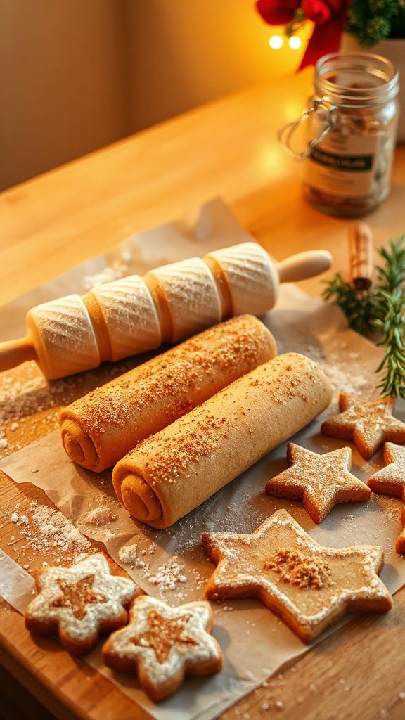 nutmeg spice holiday cookies