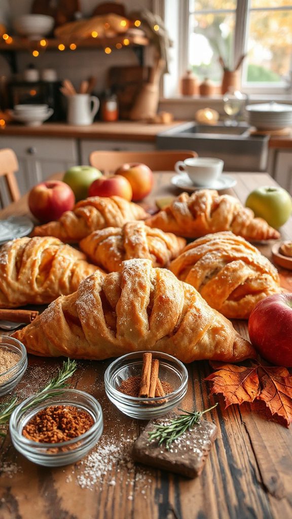 nutmeg spiced apple turnovers recipe